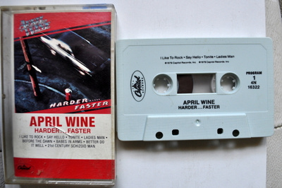 APRIL WINE Harder Faster C-KASETTI