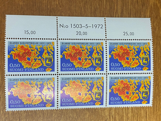 AHVENANMAAN ITSEHALLINTO 50 VUOTTA NUMERO KUUSILO**