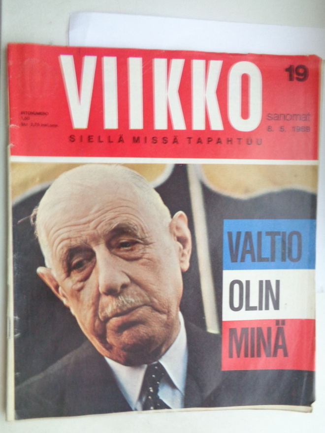 Viikkosanomat Nro 19/1969 (6.5)