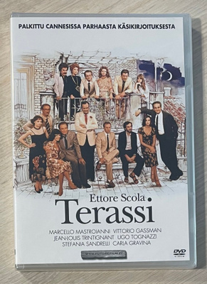 Ettore Scola: TERASSI (1980) Marcello Mastroianni (UUSI)