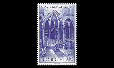 Norja 869 ** Olav V 25v hallitsijana (1982)