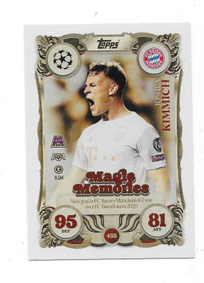 2025-26 Topps MA CHL Magic Memories # Joshua Kimmich , Bayer