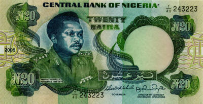 NIGERIA 20 Naira 2006 UNC (K15-S144)