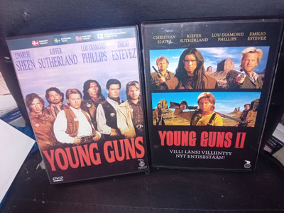 DVD YOUNG GUNS 1 - 2 ( SIS POSTIKULU )