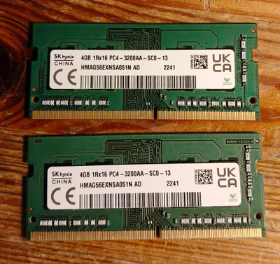 8GB DDR4 SODIMM (2x 4GB)