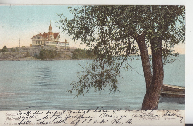 Helsinki  Klippan kortti kulkenut noin 1905