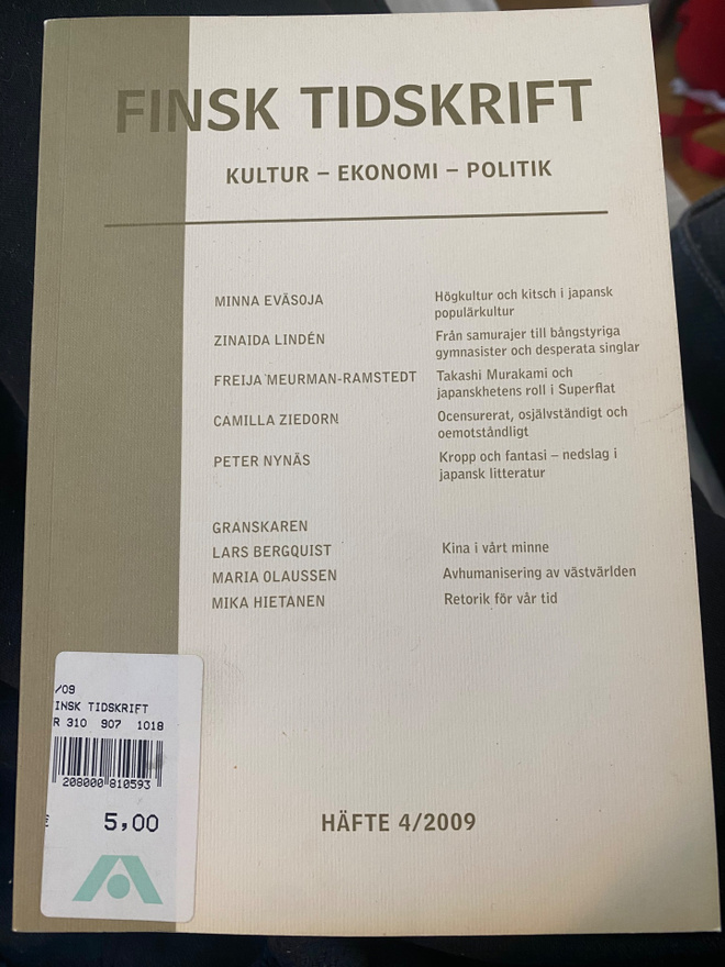 Finsk Tidskrift - JAPANI-spesiaali!