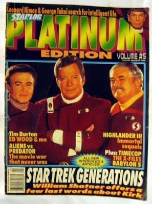 Starlog Platinum Edition Volume #5 January 1995 Lehti