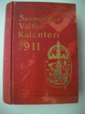 Suomenmaan Valtiokalenteri 1911 (22.5)