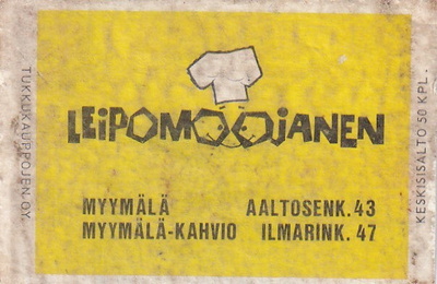 Tampere. Leipomo Ojanen.  s89