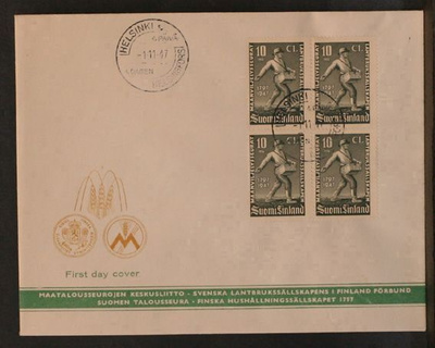 # 22998 # Maanviljelyseurat 150v neliö FDC