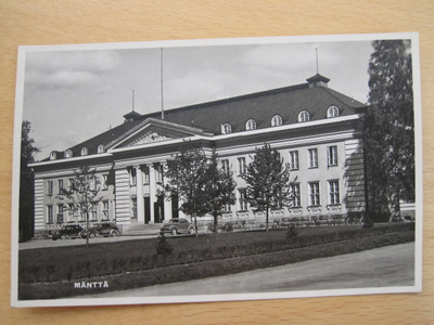 VANHA Postikortti Mänttä 1950-l Alkup. Mallikappale