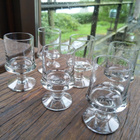 Tapio Wirkkala Iittala Marski snapsilasi jalallinen 6 kpl - pikkukuva 1