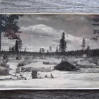SOTILAKUVA.....Rovajärvi, telttaleiri v. 1950. - pikkukuva 1