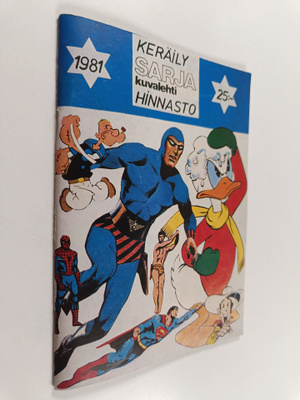 Keräily: Sarjakuvalehtihinnasto 1981