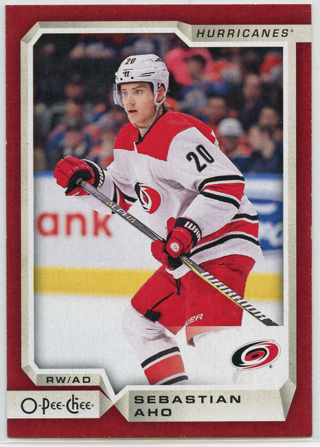 2018-19 OPC Red Border #116 Sebastian Aho
