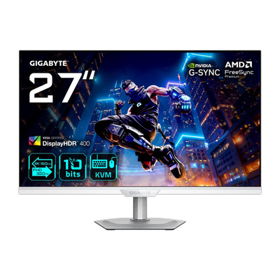 GIGABYTE M27UP ICE 27” 4K UHD Gaming Monitor - Dual Mode (4K