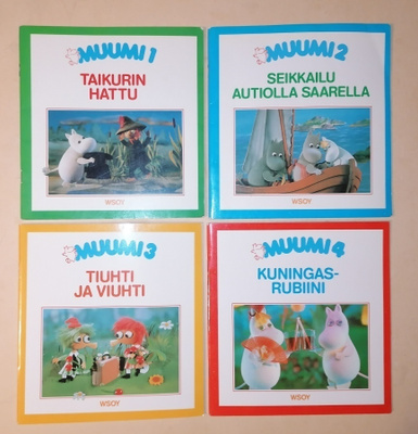 Muumikirjat 1987  perheen pienimmille