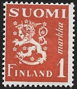 1930 M-30 L 1 mk punertavanoranssi ** Lape 150 b LSP Lm2