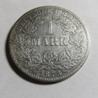 Saksa/Empire 1 mark 1873 D - pikkukuva 1