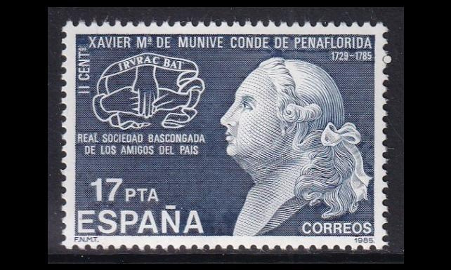 Espanja 2708 ** Baskimaan ystävien seura (1985)