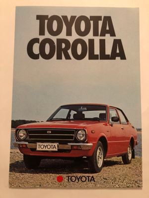 Myyntiesite - Toyota Corolla - 6/1977