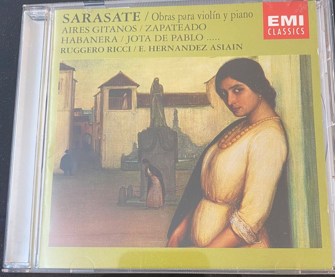 Sarasate: Obras para violín y piano cd
