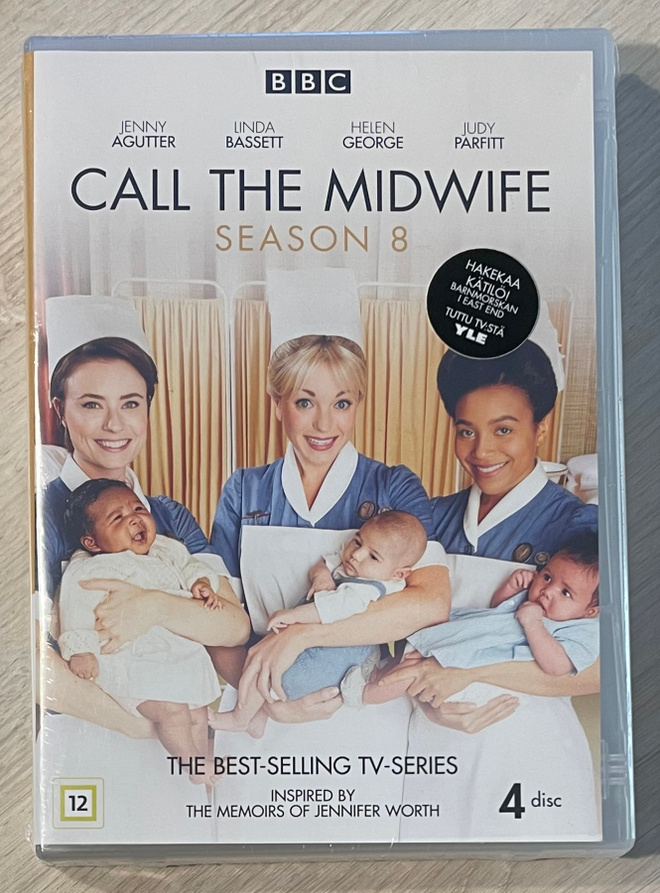 Hakekaa kätilö: Kausi 8 (4DVD) uusi ja muoveissa