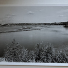 Iijoki Iin siltojen kohdalta, joessa uittouoma, kuvattu 1960 - pikkukuva 1