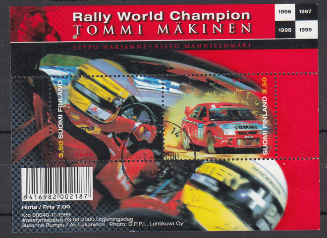 2000 Tommi Mäkinen blokki BL24