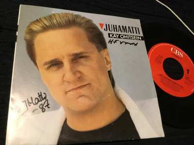 Juhamatti Käy ohitseni single ps 1987