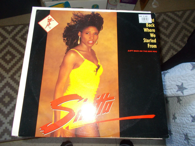 12" VINYYLI SINKKU SINITTA ** RIGHT BACK WHERE WE STARTED FR