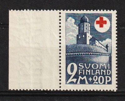 1931 2Mk+20p Punaisen ristin merkki leimaamattomana**