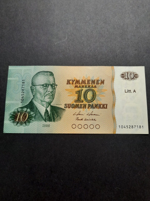 10 markkaa 1980 Litt.A