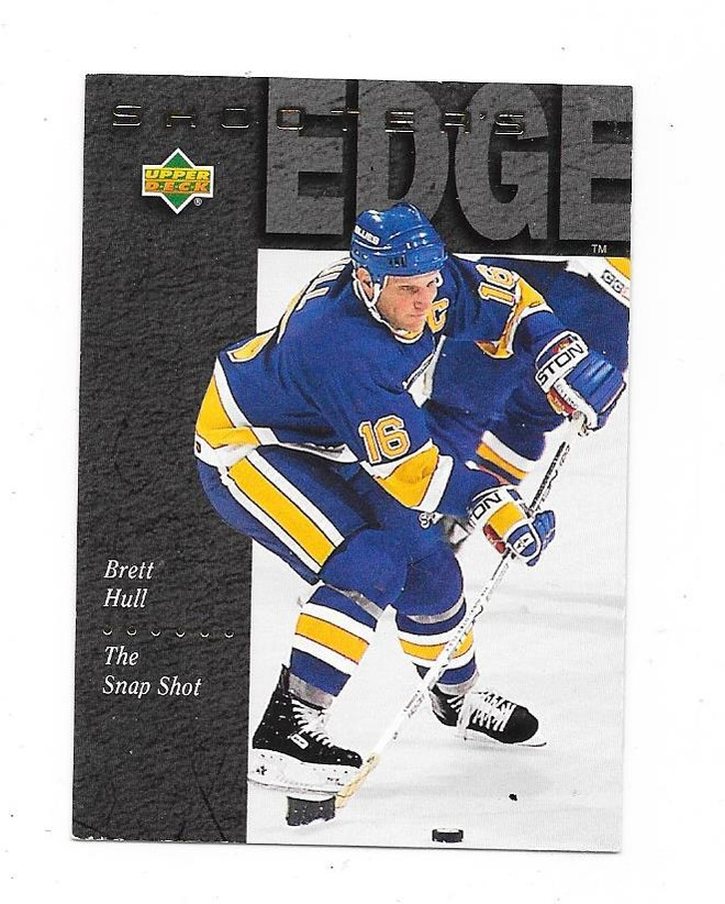 1994-95 UD Shooter`s Edge #229 Brett Hull St Louis Blues