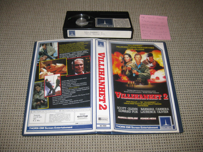 Villihanhet 2-Beta (FIx, Thorn Emi Video, Scott Glenn, 1985)