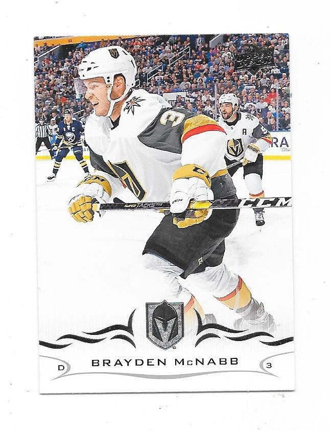 2018-19 Upper Deck #432 Brayden McNabb , Vegas Golden Knight