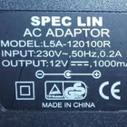 Virtalähde 12V 1A DC 5.5mm ID 2.5mm mm. Telewell lineaarin - pikkukuva 4