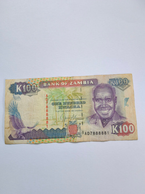 K100 BANK OF ZAMBIA AD7888881