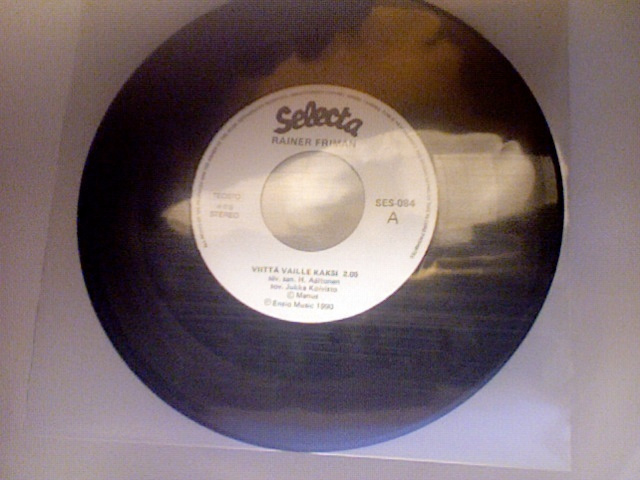 RAINER FRIMAN  ::  VIITTÄ VAILLE KAKSI  ::  VINYYLI  7" 1990
