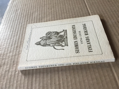 SUOMEN EDUSKUNTA 1936-1938 HYVÄ