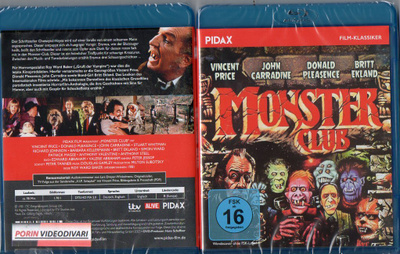 Monster Club (1981) (45 065) UUSI -DE- BLU-RAY vincent pric