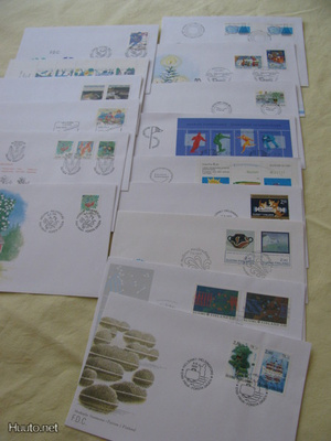Vuoden 1991 FDC kuoret