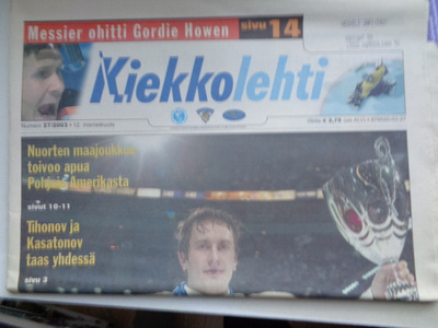 Kiekkolehti Nro 28/2003 (21.1)