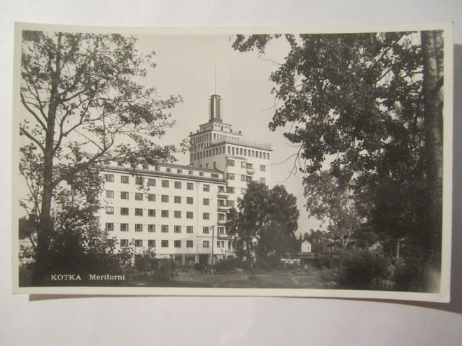 VANHA Postikortti Kotka 1950-l Alkup.Mallikappale