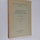 K. F. Karjalainen : Grammatikalische Aufzeichnungen aus o... - pikkukuva 1