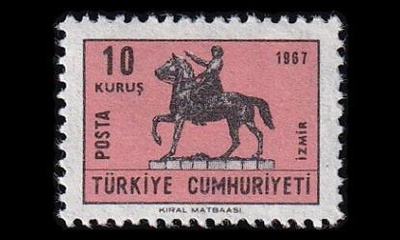 Turkki 2069 ** Merkki onnittelupostikortteihin (1967)