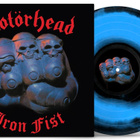Motörhead: Iron Fist - LP, LTD, Black & Blue, uusi - pikkukuva 1
