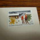 paletti pk punainen kynttilä joulumerkki 1981 ohileima - pikkukuva 1