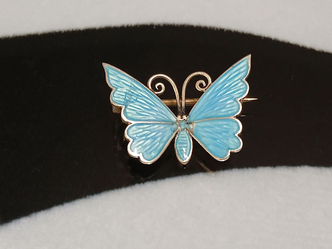 Design David-Andersen perhonen solki Norwegian vintage